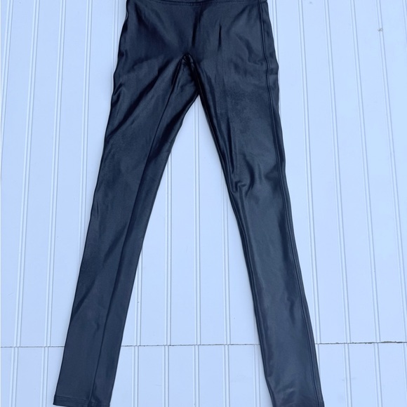 SPANX Faux Leather Black Leggings - Picture 3 of 4